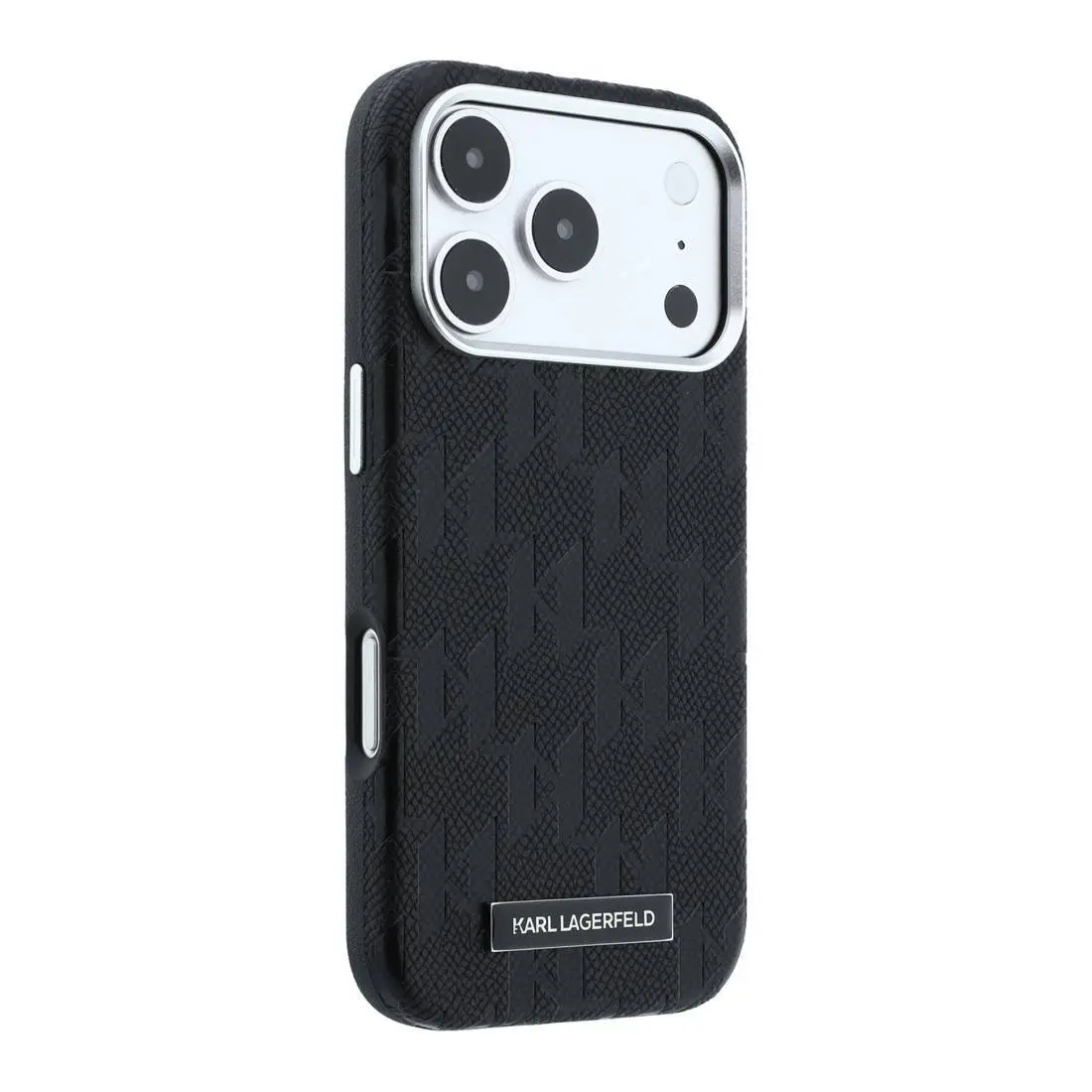Պատյան iPhone 18 Pro Karl Lagerfeld HC MagSafe  Grained Leather Hard Mono Resin Logo