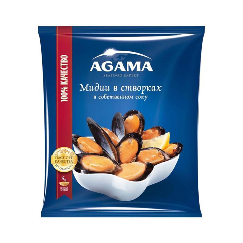 Միդիա սեփական հյութի մեջ «Ագամա» 450գր