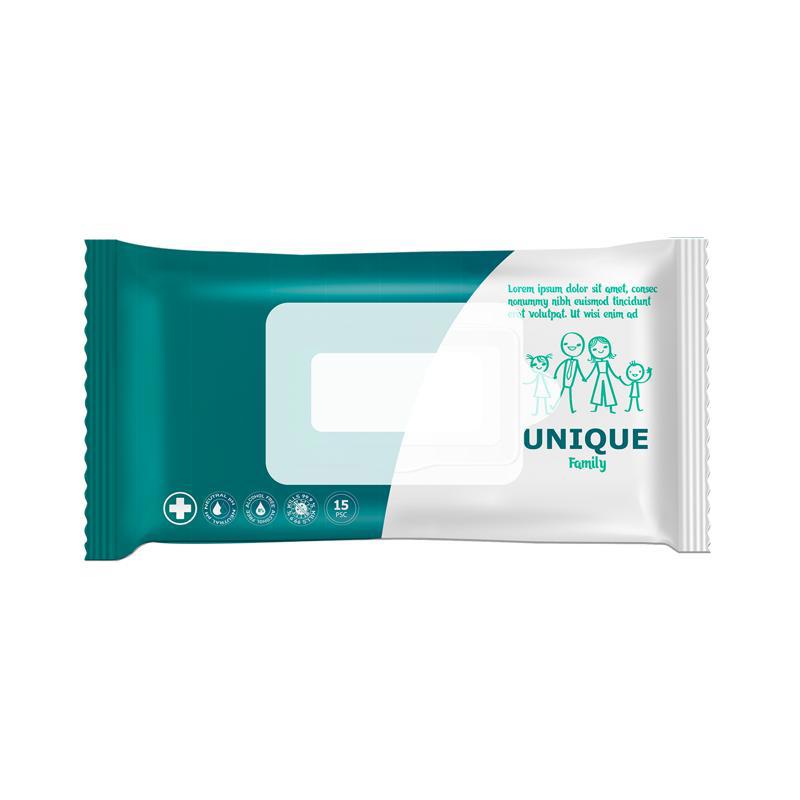 Салфетки влаж. Unique антиб. 15шт