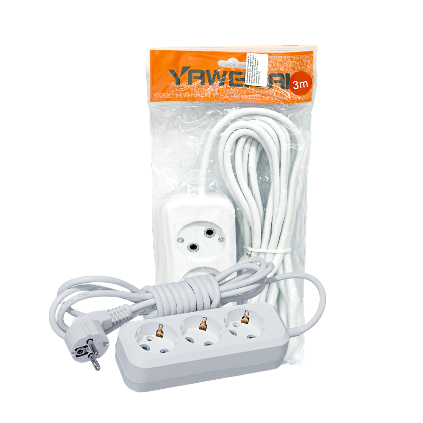 Удлинитель Yaweitai 3роз. 3м