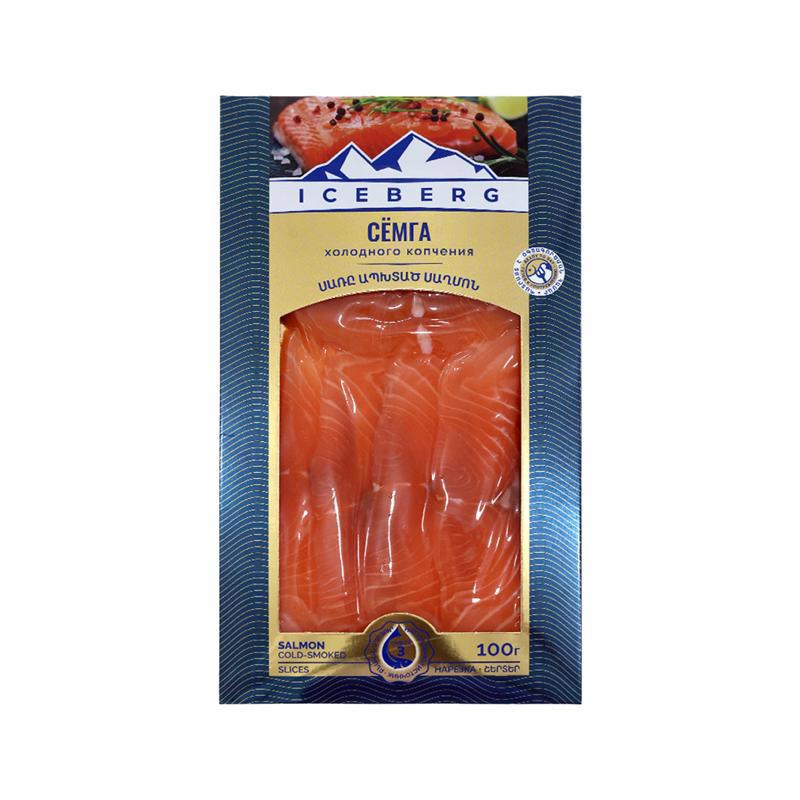 Семга х/к АйсБерг 100г