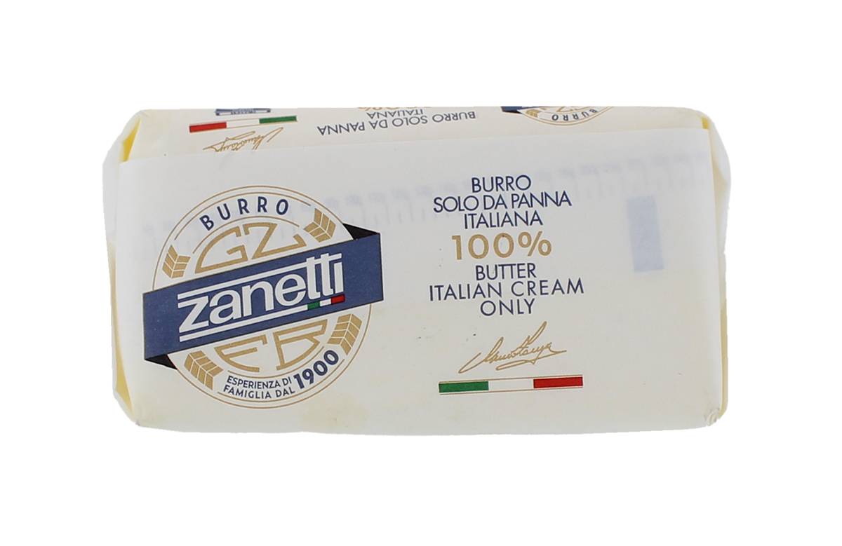 Կարագ սերուցքային "Zanetti" 250գ, յուղայնությունը` 82%