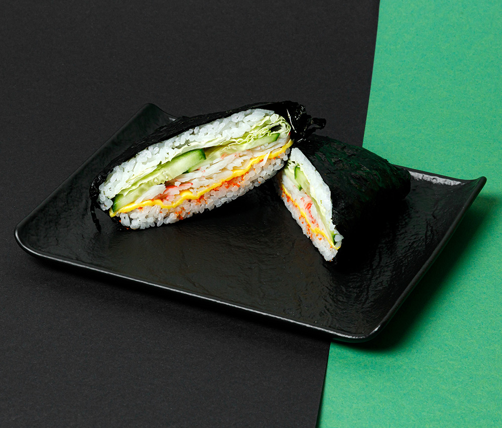 Սենդվիչ խեցգետնի ձողիկով