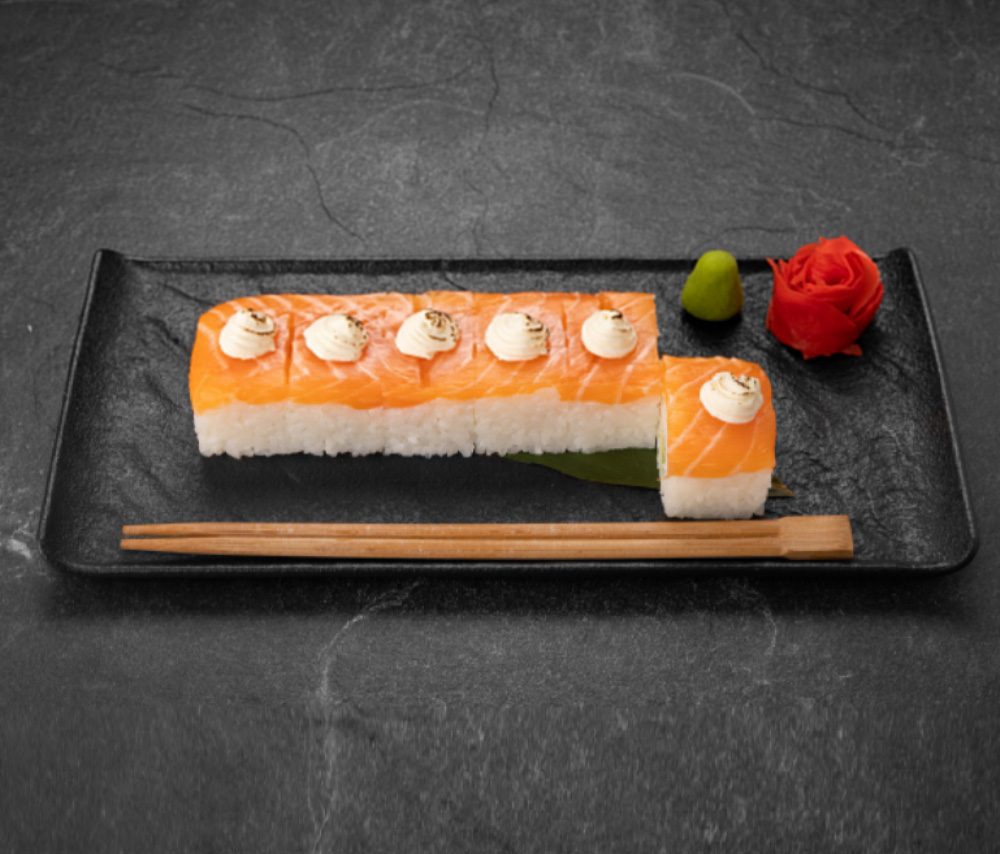 Salmon Cheese Oshizushi