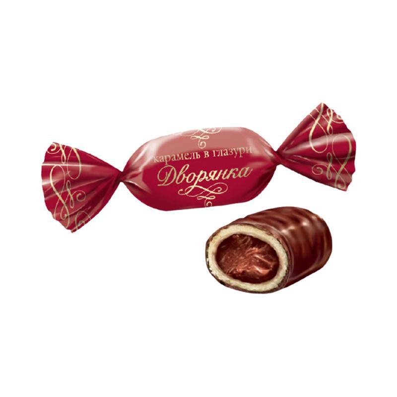 Caramel "Dvoryanka" liqueur, glazed kg