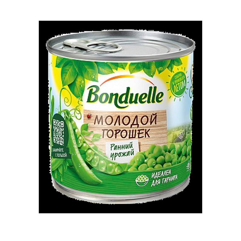 Green peas "Bonduelle" young 425ml