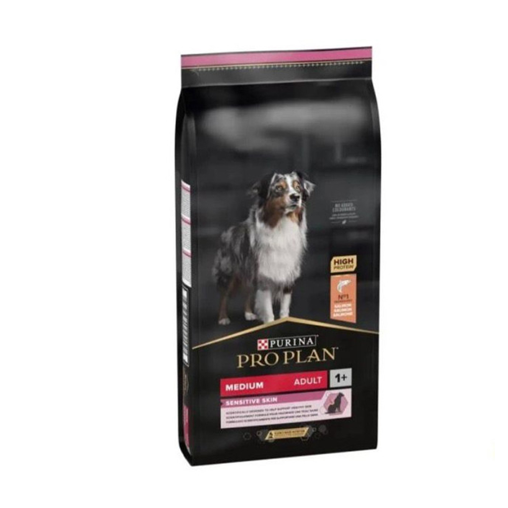 Շան չոր կեր Pro Plan Dog Medium Adult Sensitive Skin Salmon 14կգ