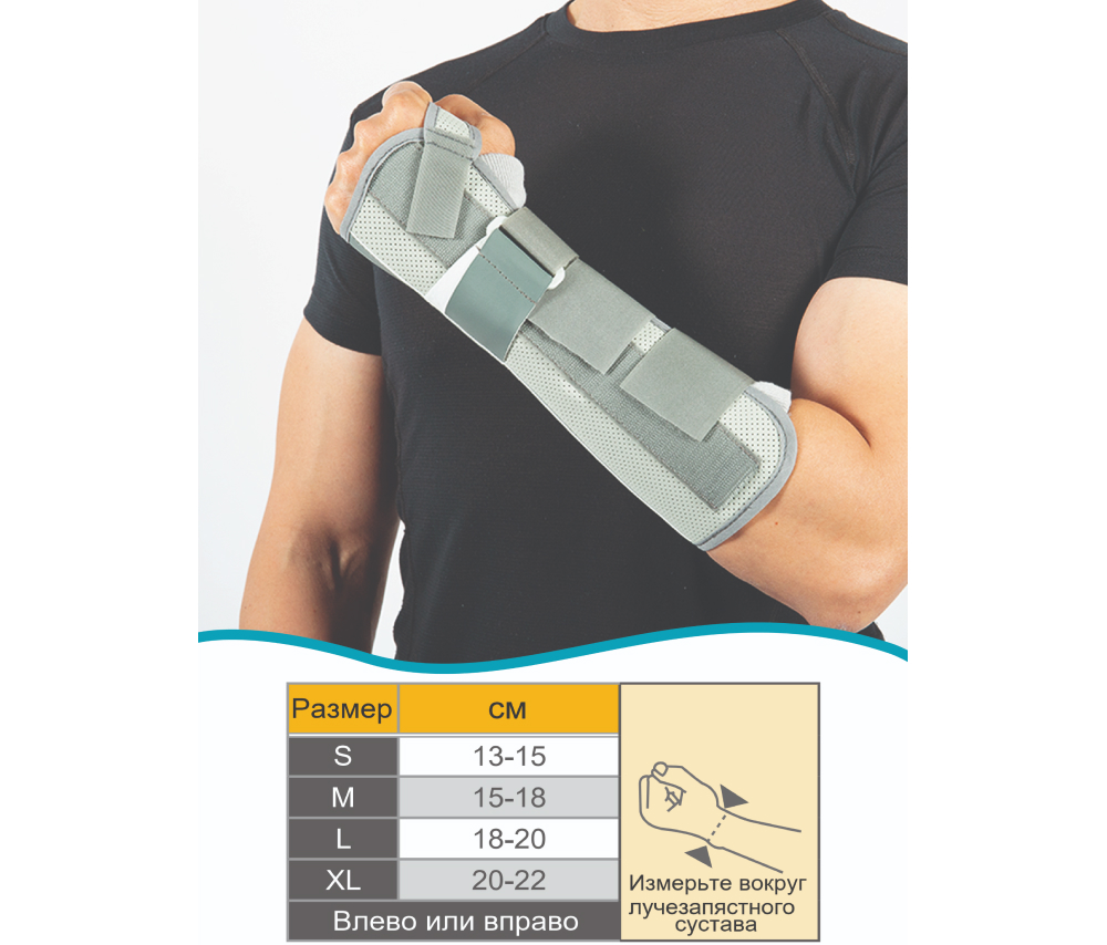 WRISTLET WITH FOREARM SPLINT