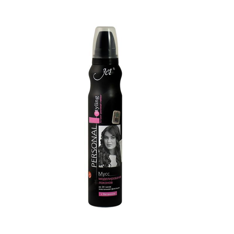 Hair mousse "Jet" modeling curls 200ml