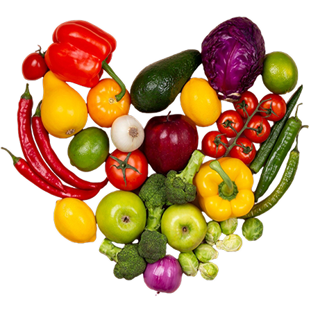 Fruits, vegetables