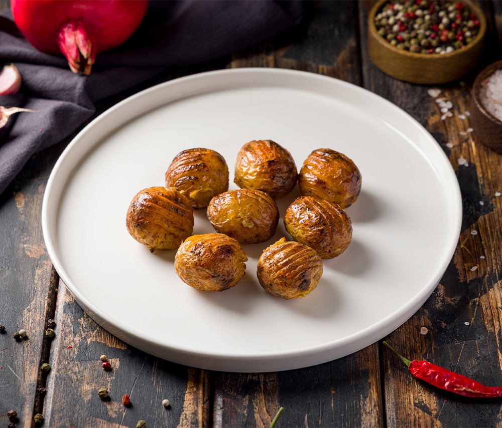 Grilled potato