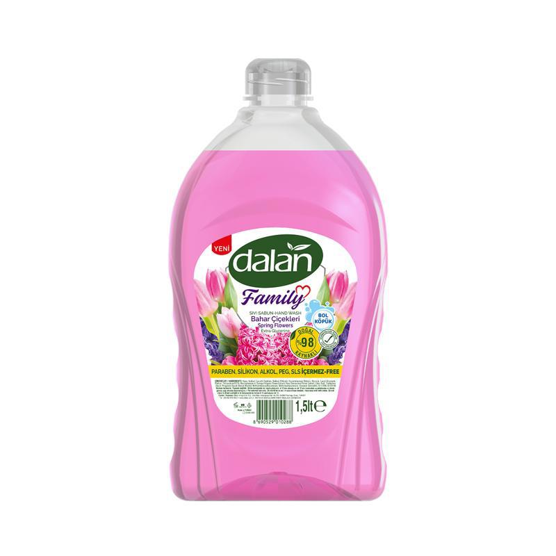 Liquid soap "Dalan" Family, spring flowers 1.5l