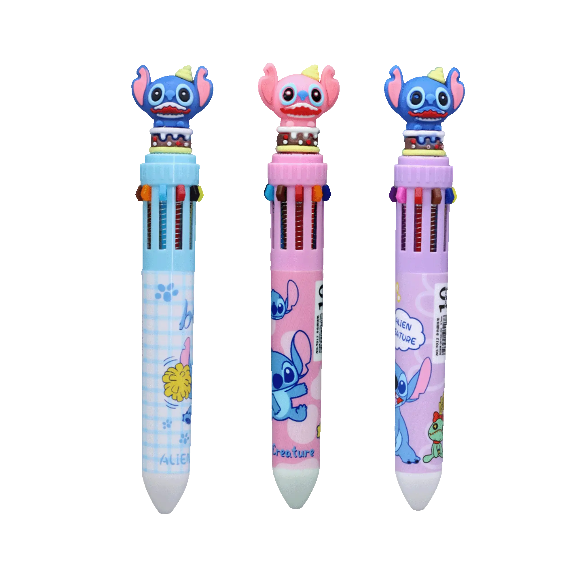 Ручка Stitch 10цв 1шт 7012