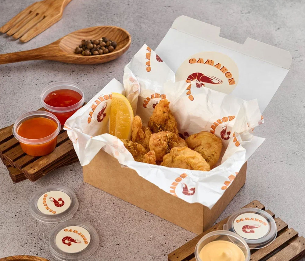 Crispy shrimps (6 pcs)