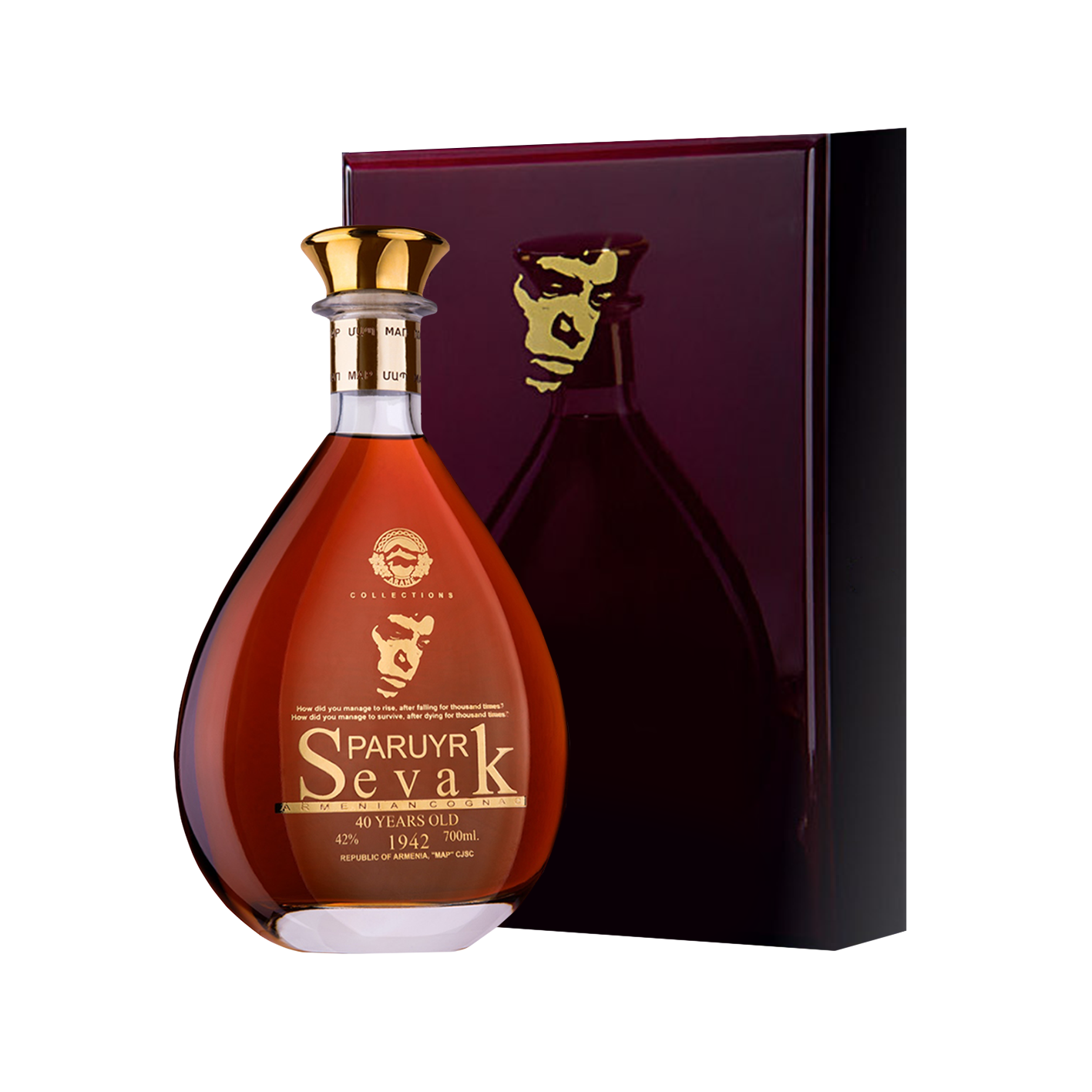 Cognac "Paruyr Sevak" collection 40y (box) 0.7l