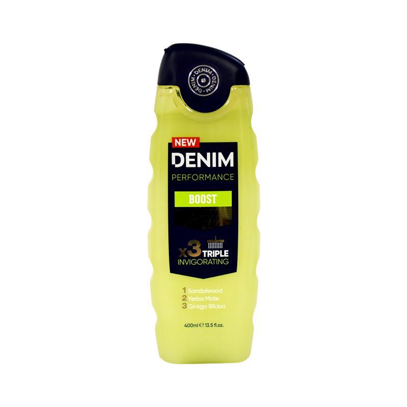 Men's shower gel "Denim" x3 Triple, Boost 400ml
