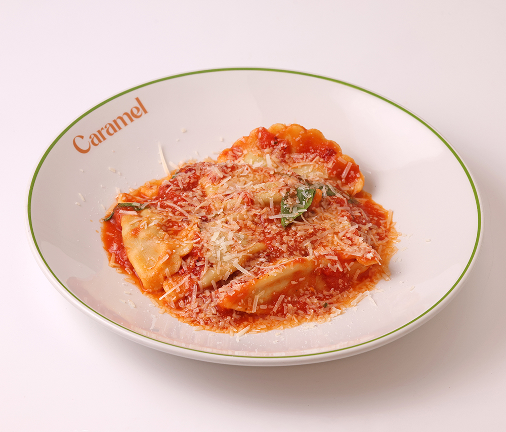 Ravioli with veal