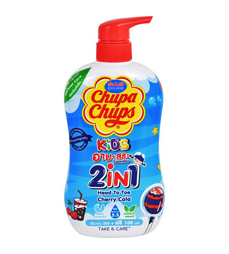Baby shampoo-shower gel "Chupa Chups" 600ml

