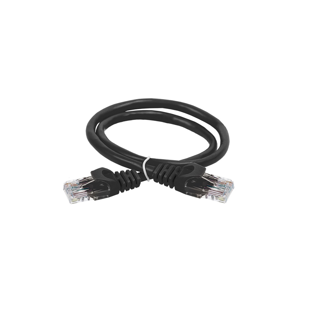 Ցանցային մալուխ ծայրակալով ITK 1m PC09-C6UL-1M Black
