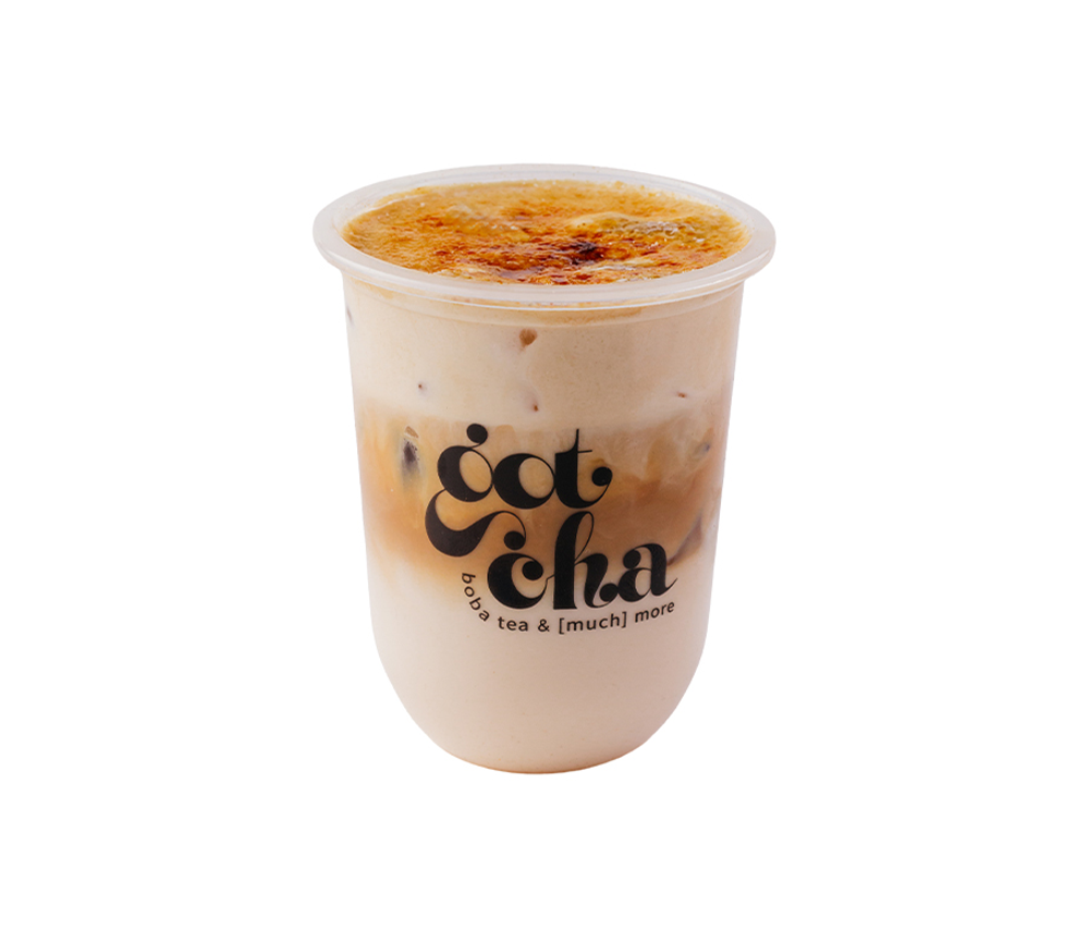 Orange caramel brulee