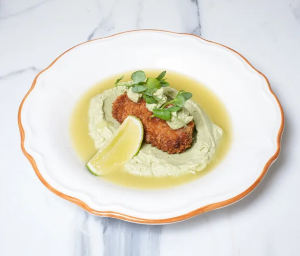 Pork croquettes with honey-mustard sauce