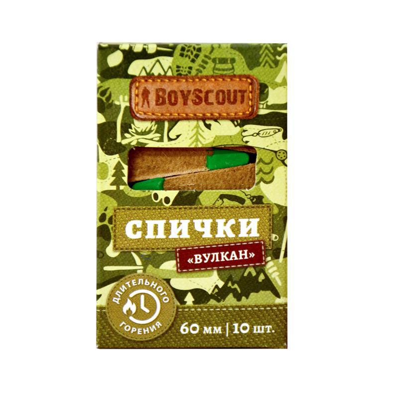 Matches volcano "Boyscout" 60mm 10pcs 61034