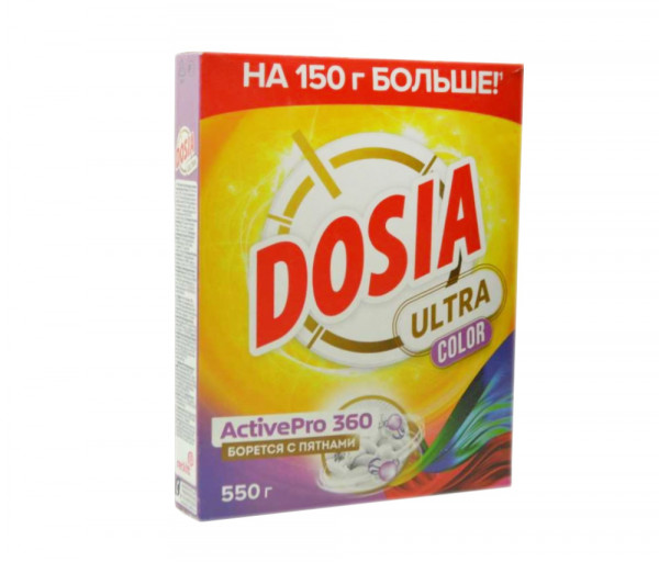 Դոսիա Ուլտրա Լվացքի փոշի Գունավոր հագուստի համար Ավտոմատ 550գ