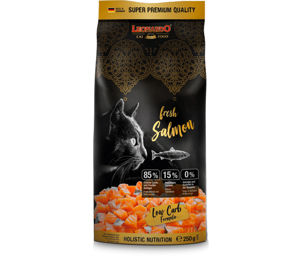 Կատվի կեր LEONARDO Fresh Salmon&Poultry 4 կգ