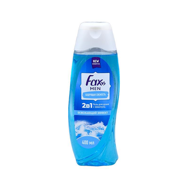 Men's shower gel and shampoo "Fax" refreshing 400ml