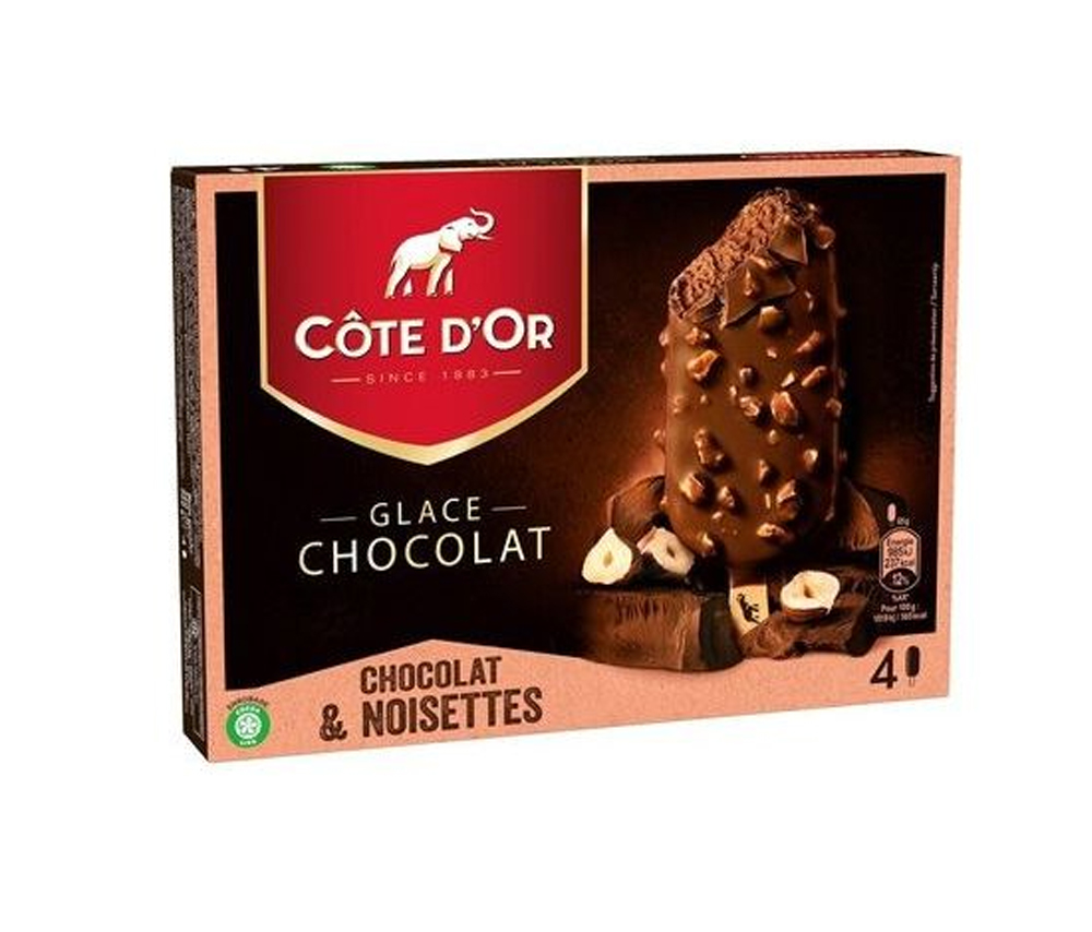 Cote d'Or Peanut Milk Chocolate Ice Cream x4 260g