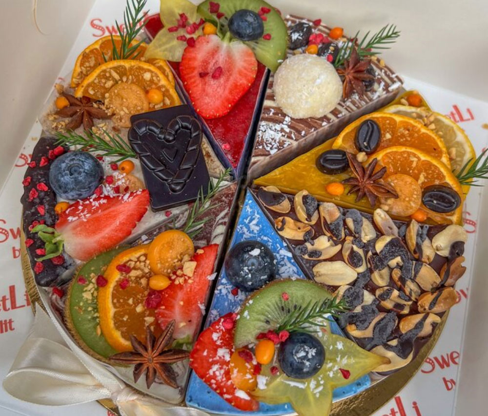 Assorted cakes N1 (sugar-free, gluten-free, lactose-free) Vegan