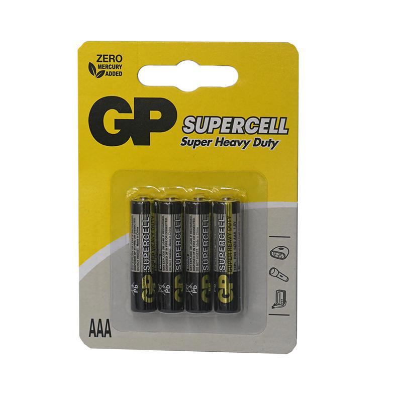 Batteries "GP" Supercell AAA 1.5V 4pcs