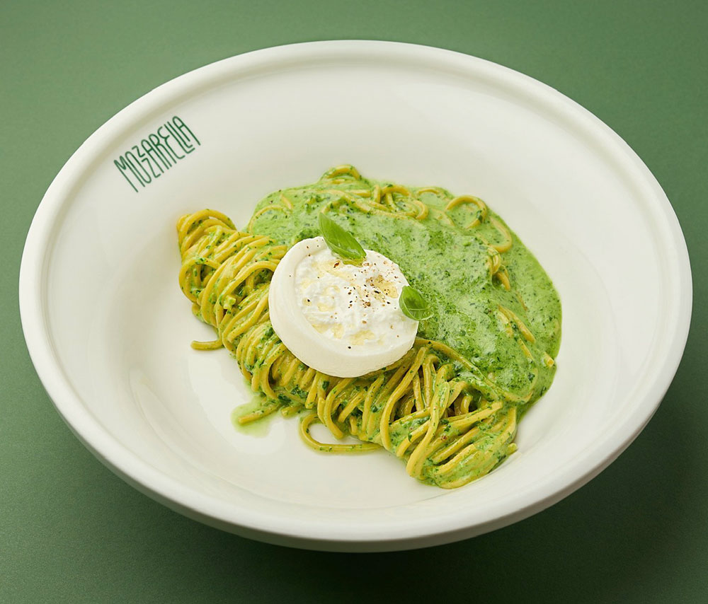 Պաստա պեստո բուրրատա