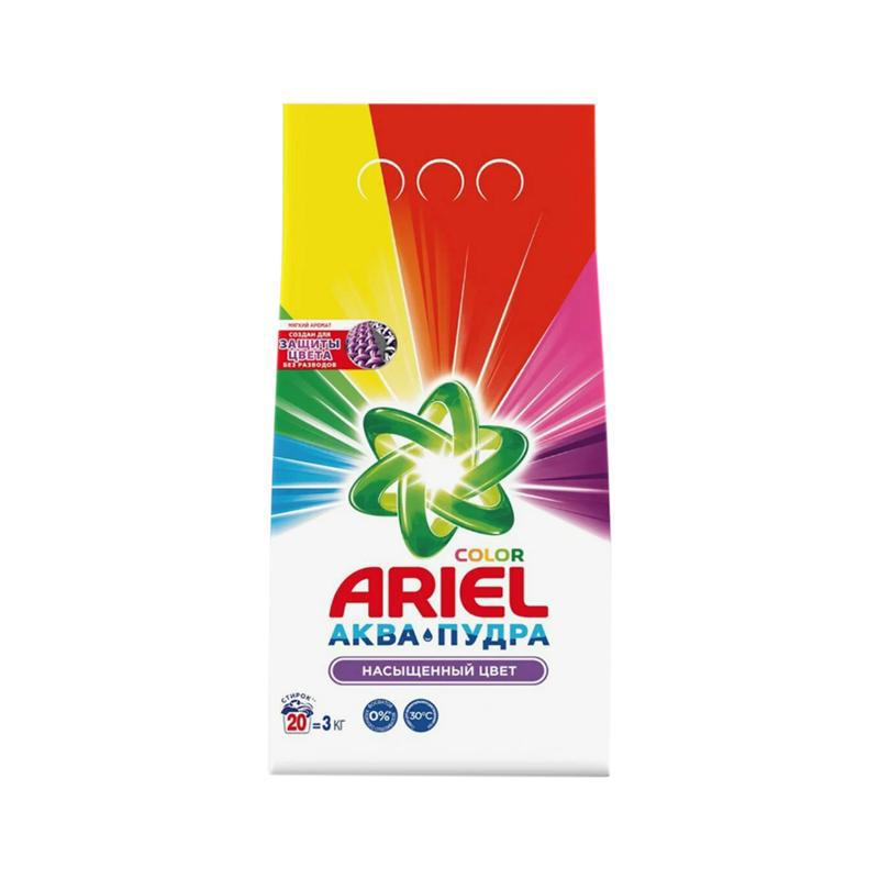Washing powder "Ariel" Aqua Powder, color, automat 3kg