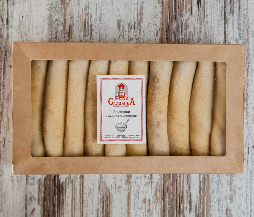 Բլիթներ կաթնաշոռով (կիսաֆաբրիկատ)