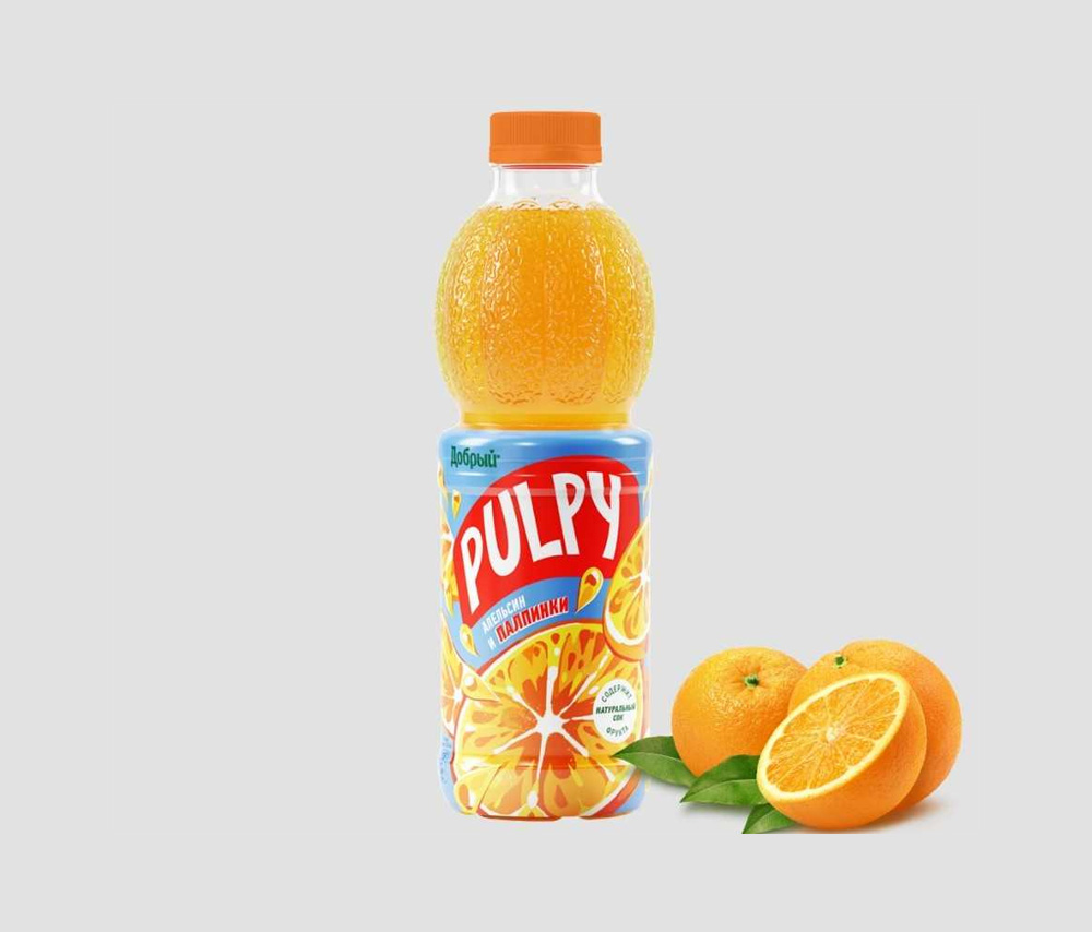 Բնական հյութ «Добрый Палпи» (նարինջ) 0.45լ