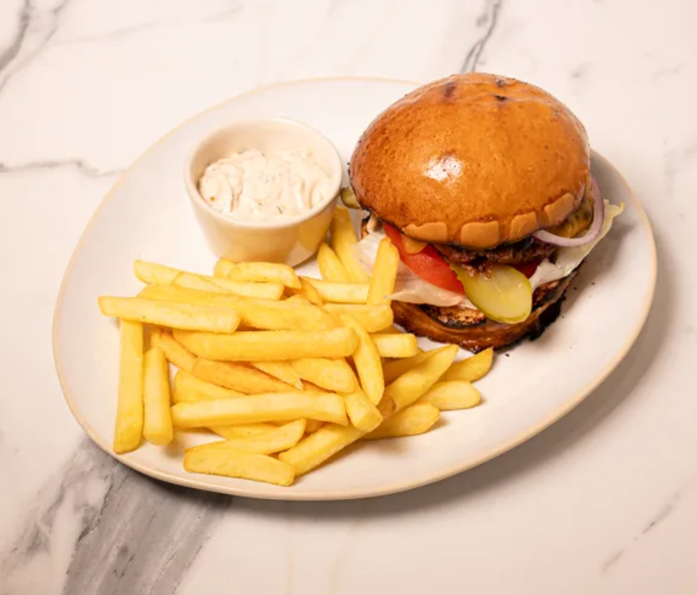 Angus beef burger