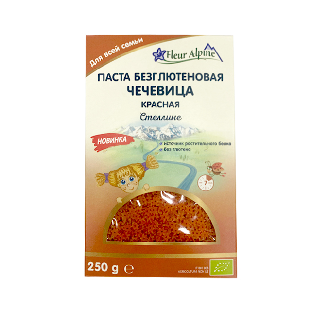Fleur Alpine Organic առանց գլյուտեն կարմիր ոսպ աստղիկներ 250գ