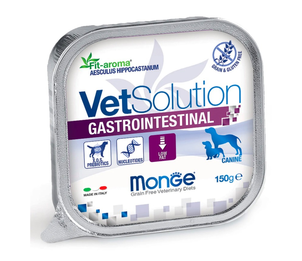 Monge VetSolution Gastrointestinal Wet food for dogs with gastrointestinal problems, 150 g
