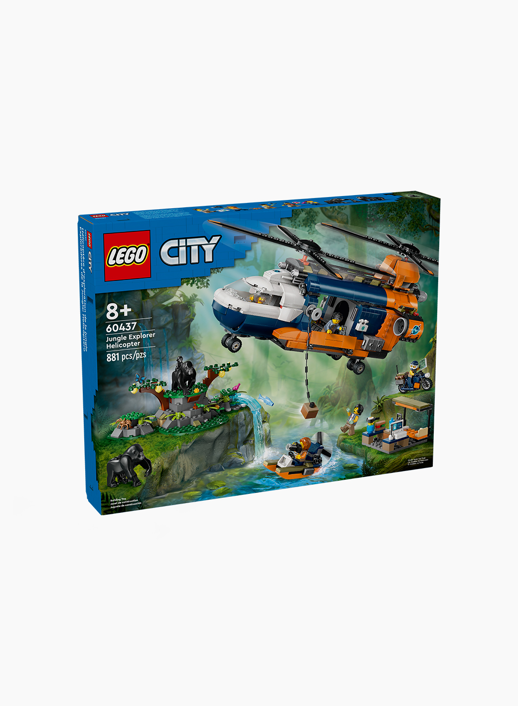 Lego Կառուցողական խաղ Jungle explorer «Ուղղաթիռ բազային ճամբարում»