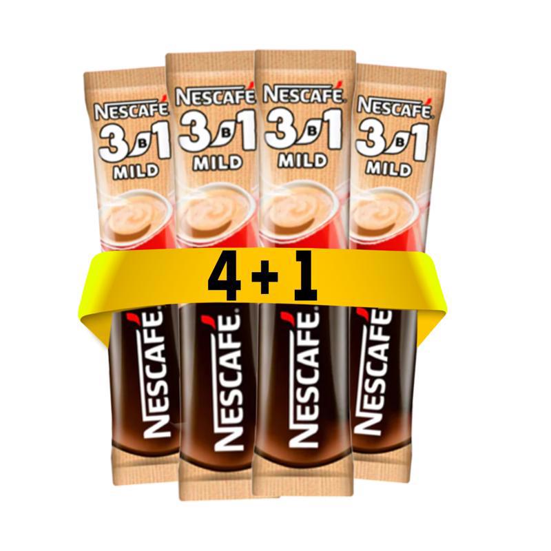 Instant coffee "Nescafe" caramel latte 3in1 4+1pc 13g