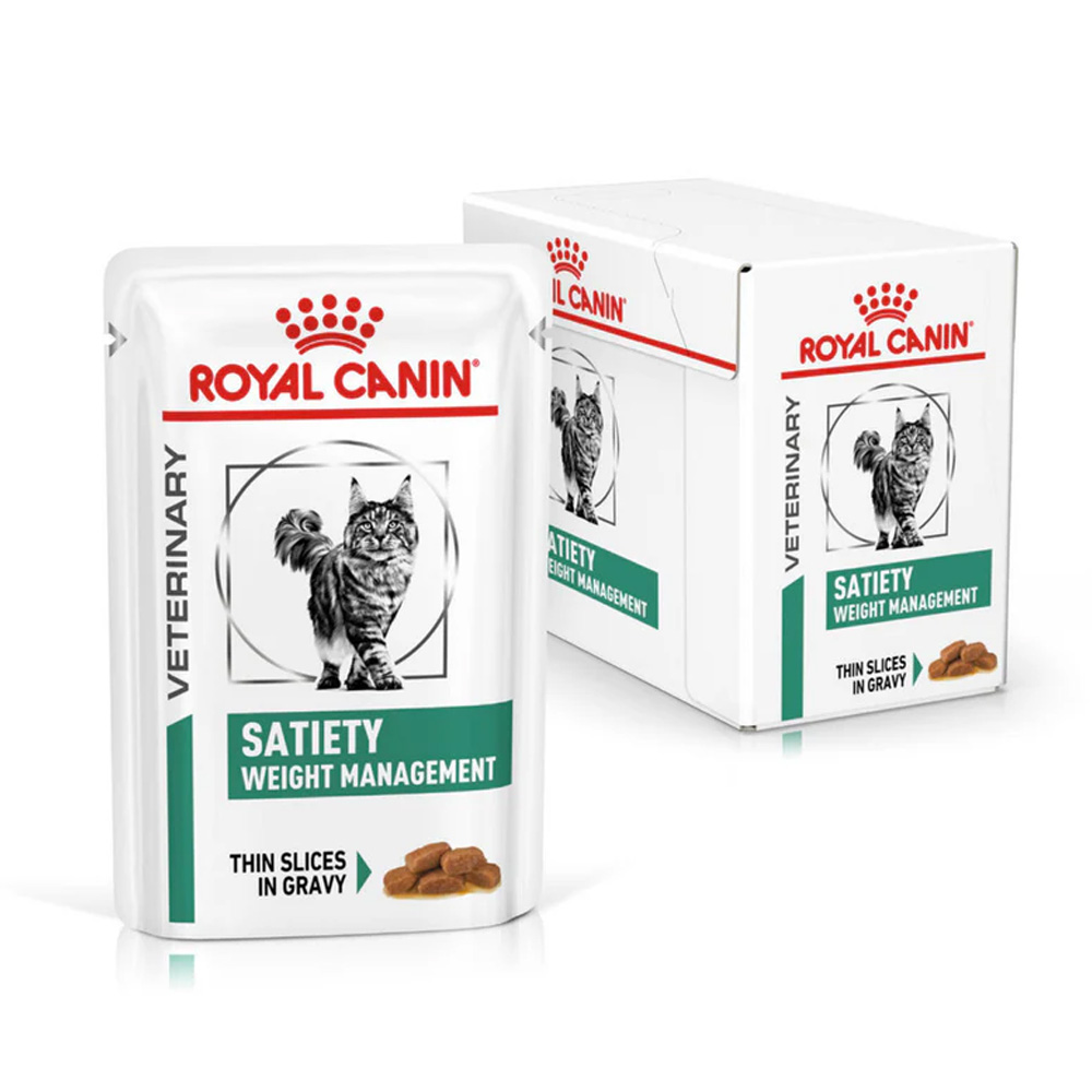 Խոնավ կեր կատուների համար Royal Canin Satiety Gravy 12X85գ