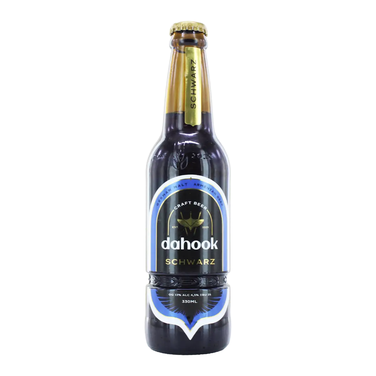 Beer "Dahook Schwarz" 0.33l