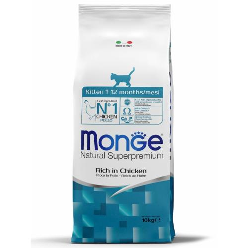 Monge Kitten Չոր կեր հավով և բրնձով ձագերի համար, 1կգ