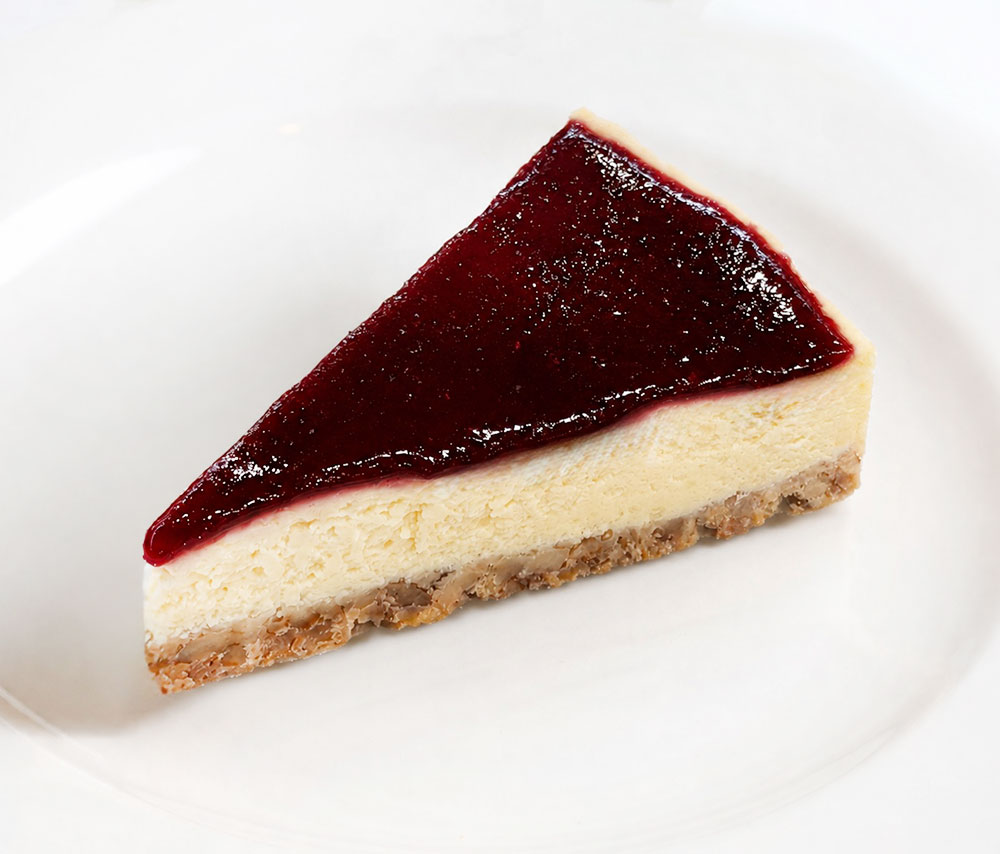 New York Cheesecake with confit