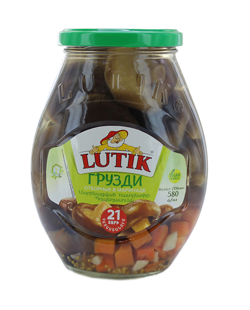 Պղպեղասունկ մարինացված «Lutik» 580գ