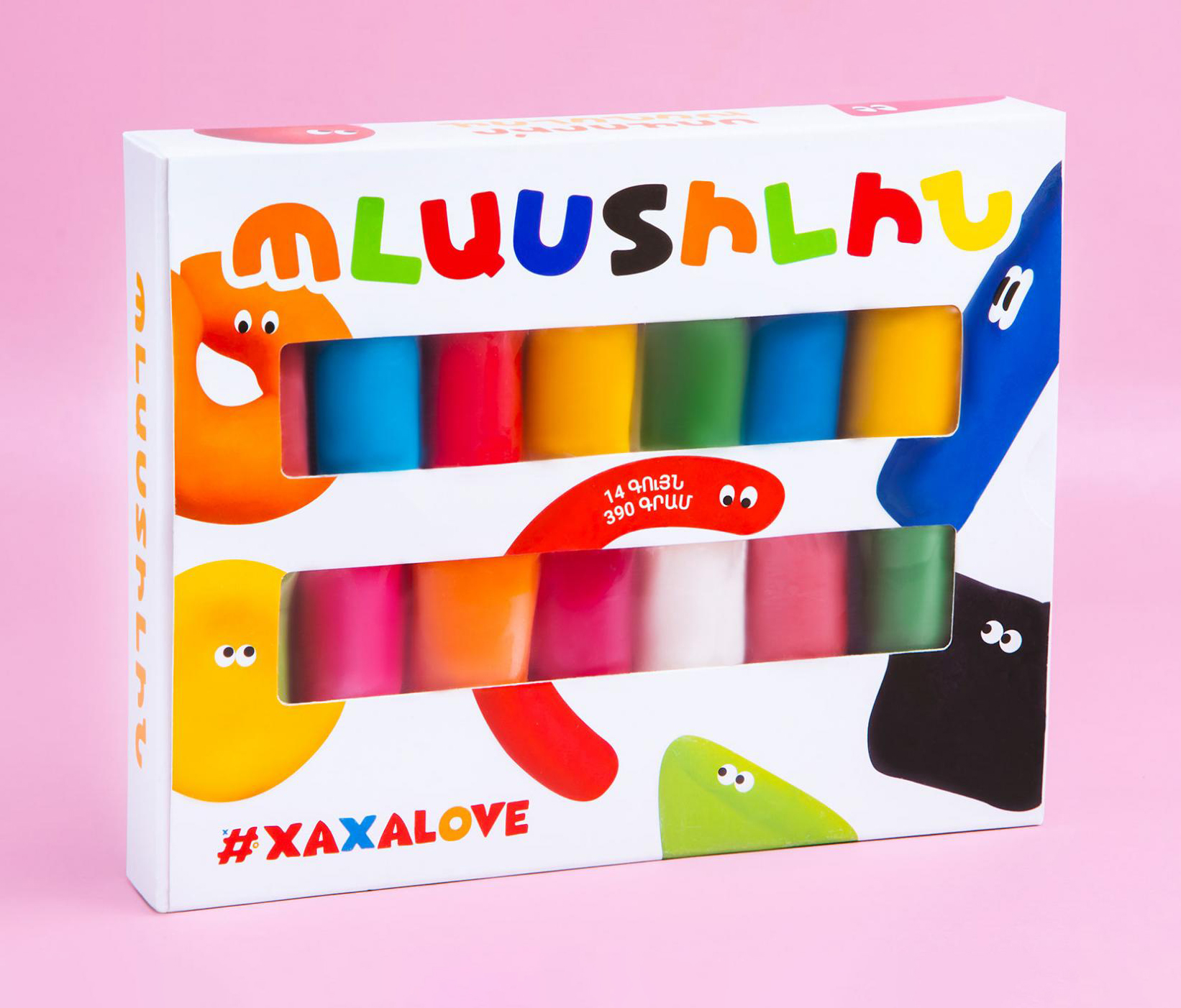 Plasticine 14 pcs 390g