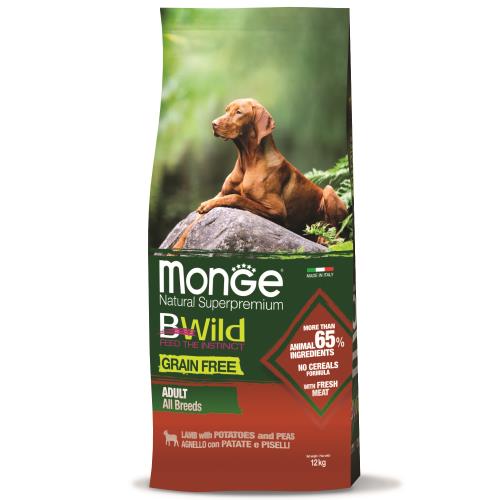 Monge Bwild Dry շան կեր գառան մսով և կարտոֆիլով, 1կգ