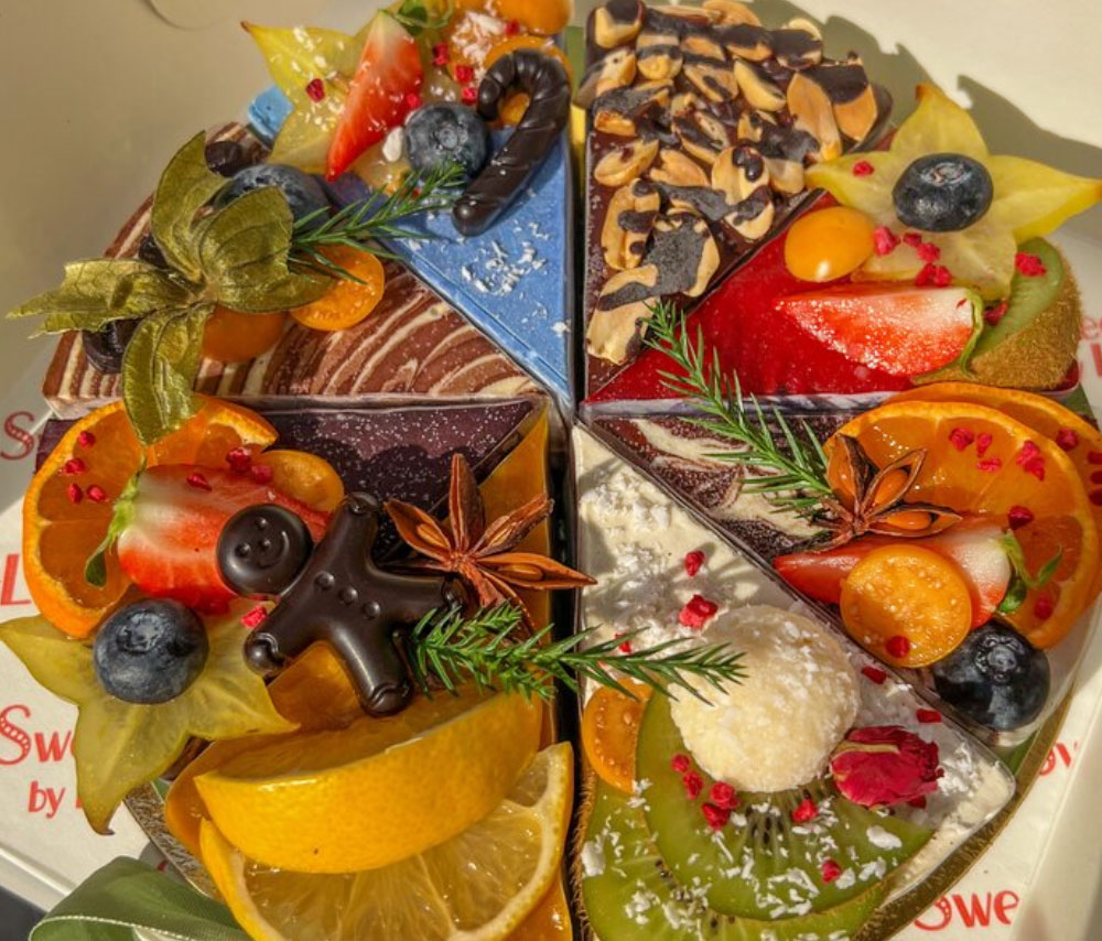 Assorted cakes N3 (sugar-free, gluten-free, lactose-free) Vegan