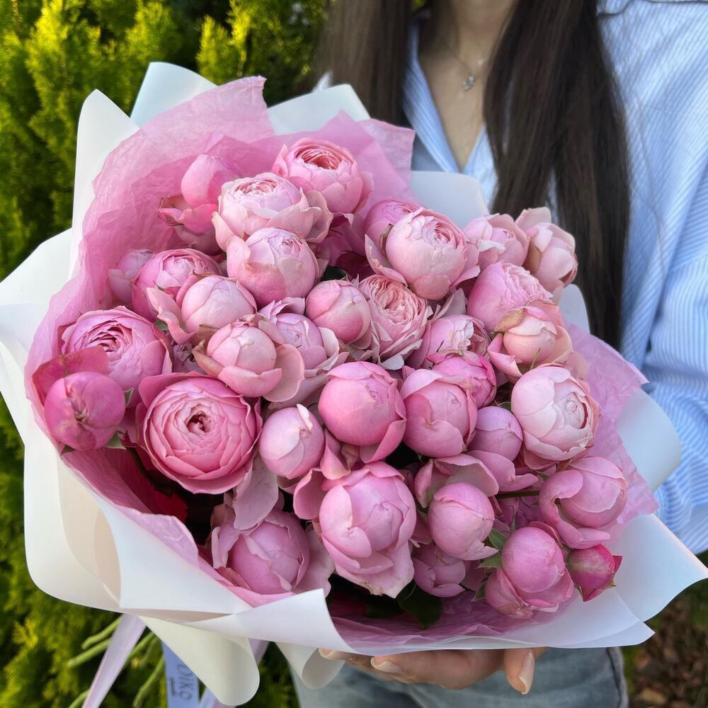 Peony roses Silva Pink (11 pcs)